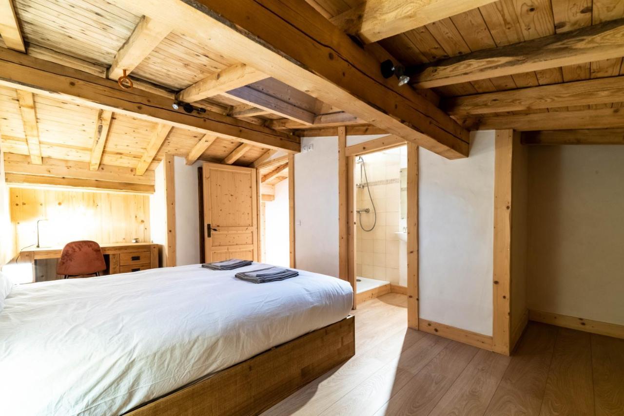 Chalet Vue Mont-Blanc, +4 Chambres, Cheminee Межев Экстерьер фото