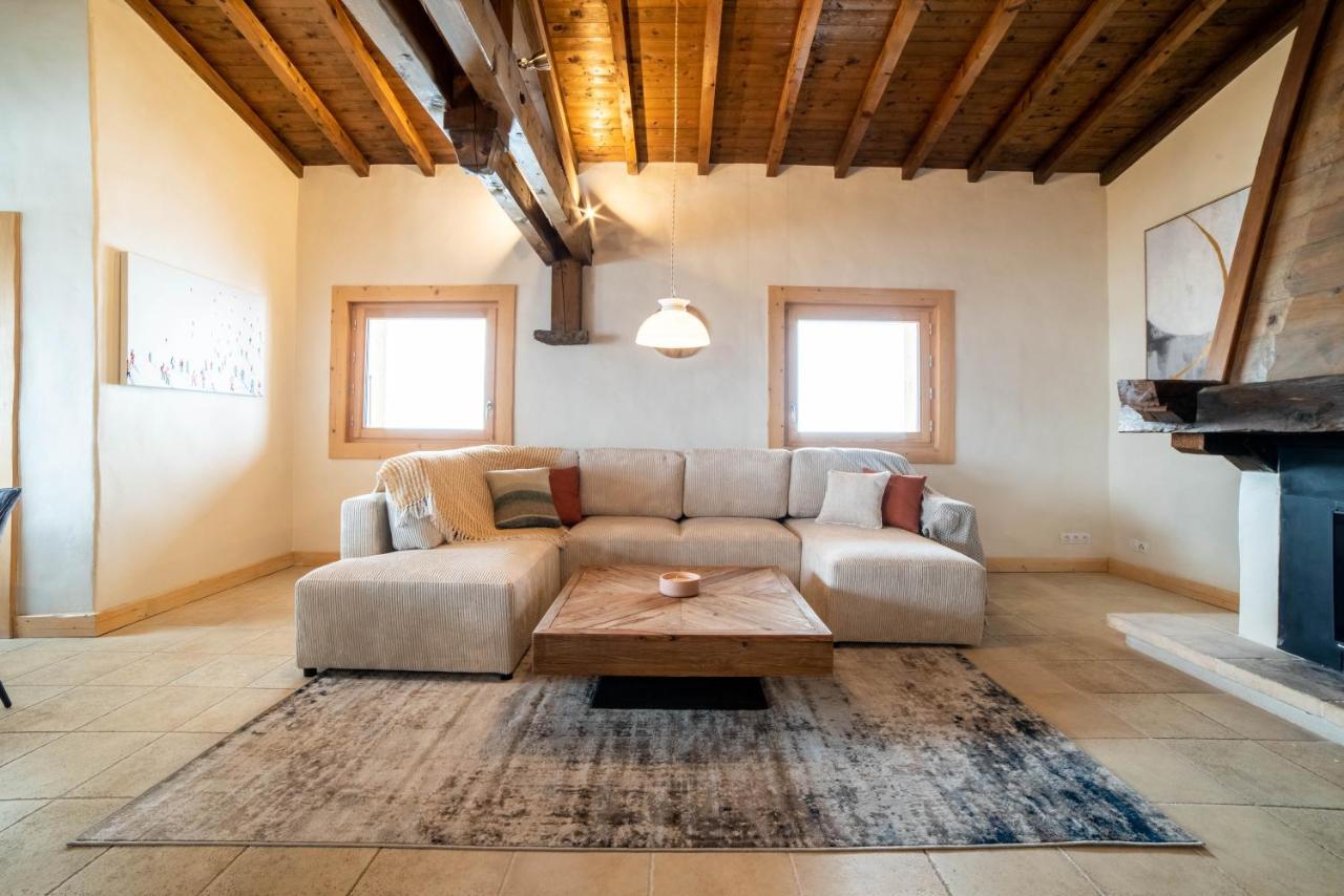 Chalet Vue Mont-Blanc, +4 Chambres, Cheminee Межев Экстерьер фото